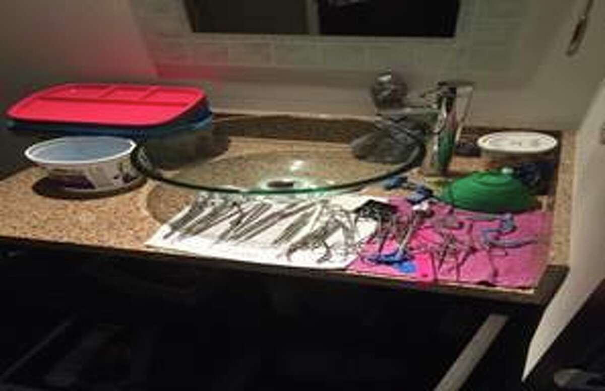 Bernice Rosales Schuetze, a 35-year-old, was arrested in Brownsville by Texas Department of Public Safety Special Agents after a tip led them to her apartment where she was allegedly practicing illegal dentistry. 