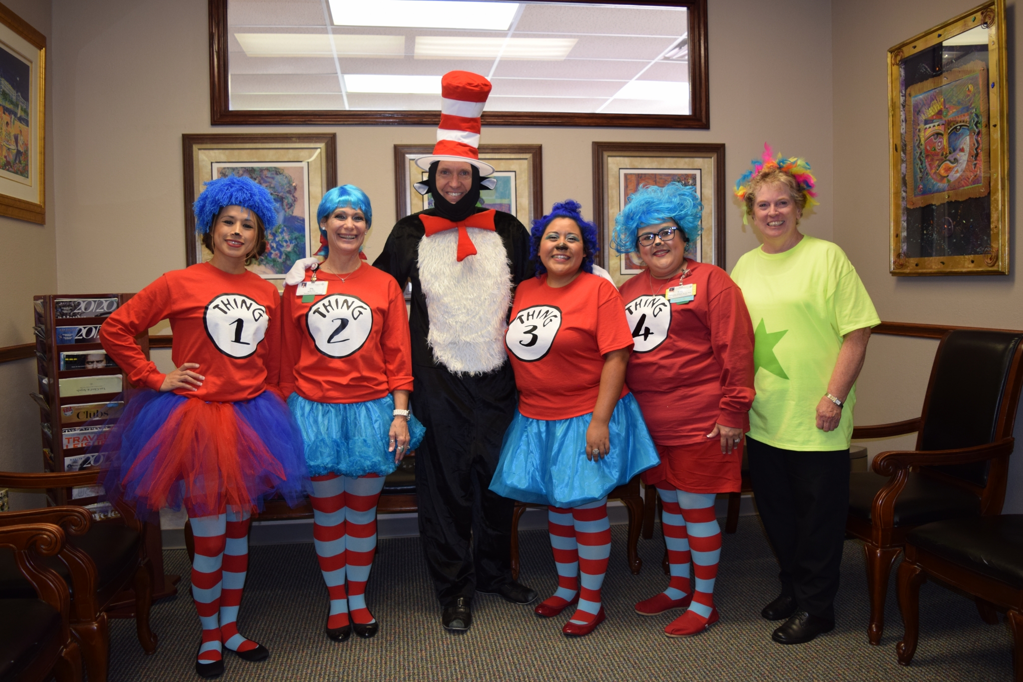 Cat in the Hat office  staff Plainview Daily Herald