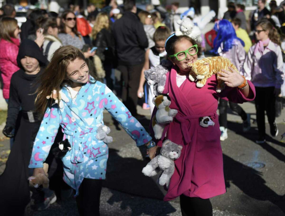 Old Greenwich students celebrate Halloween with annual costume parade