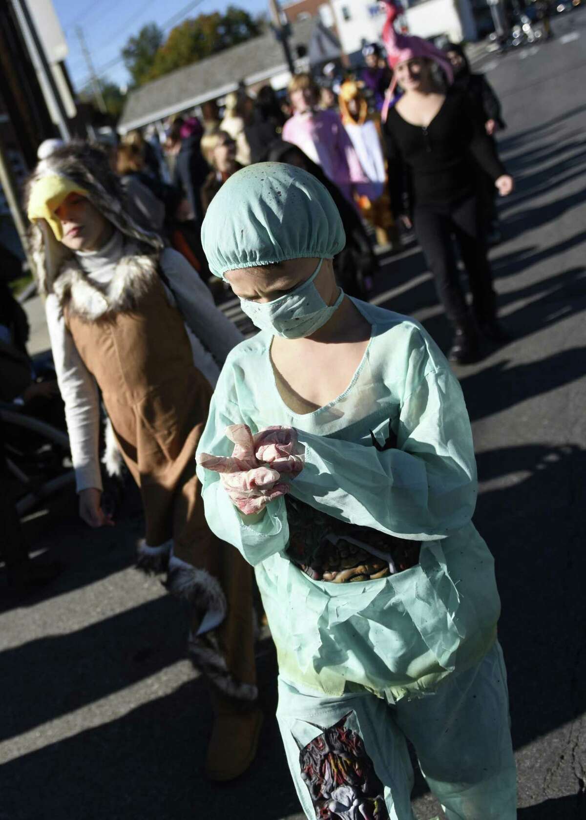 Old Greenwich students celebrate Halloween with annual costume parade