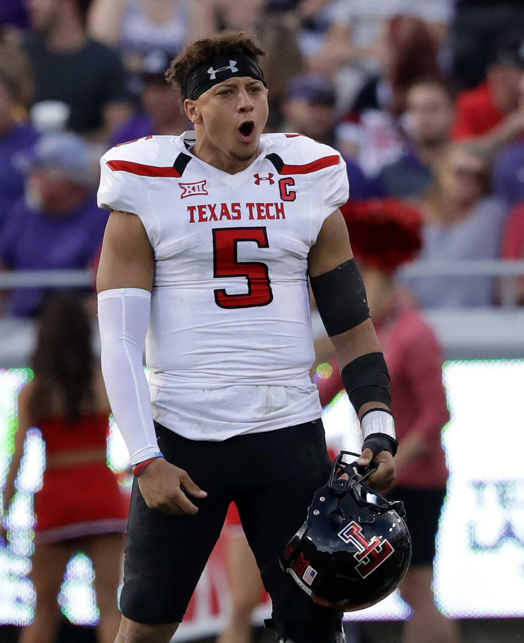 Patrick Mahomes Texas Tech Red Raiders Unsigned Black Jersey