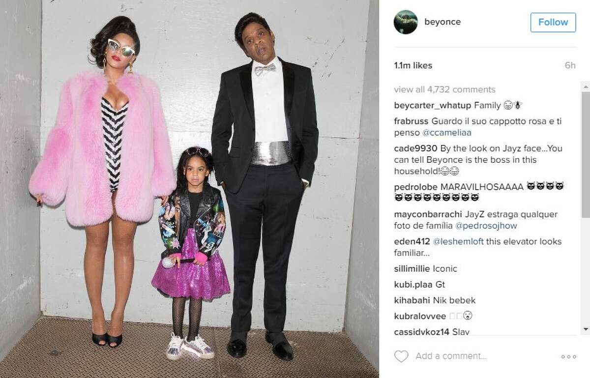 In this Instagram screenshot, Beyonce and Jay Z pose as Barbie and Ken in their Halloween 2016 costumes.