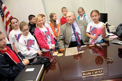 Students Get Up Close Civics Lesson