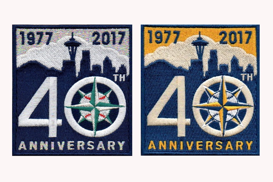 Mariners unveil 40th anniversary uniform patch