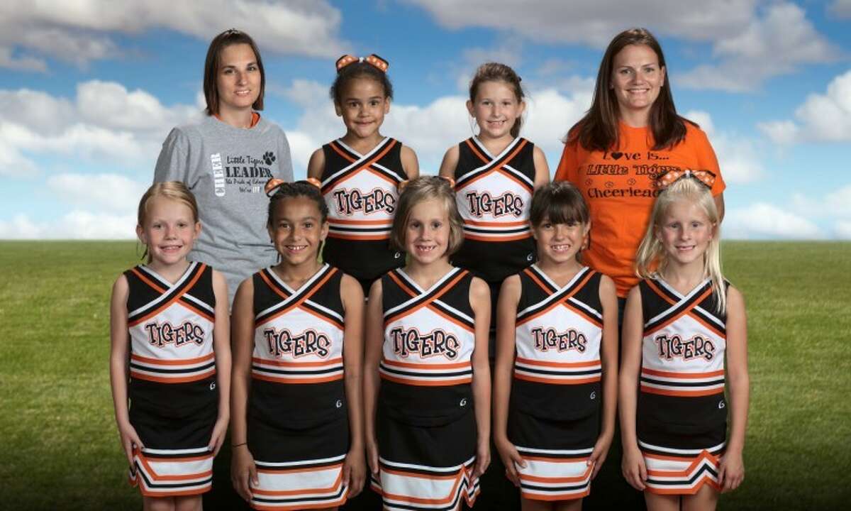Pictured is the Little Tiger 9U cheer squad coached by Erin. Members of the squad, in no particular order, are: Zoey Ayling, Aurora De Witt, Arabella Ford, Caley Hitt, Elizabeth Melcher, Tayla Phillips and Karina Phillips.