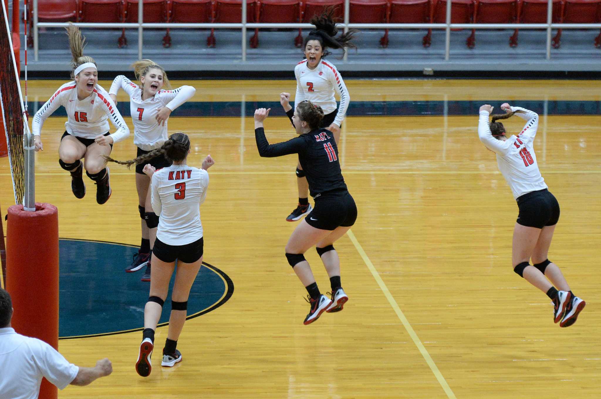 Katy, Fort Bend split bi-district volleyball thrillers