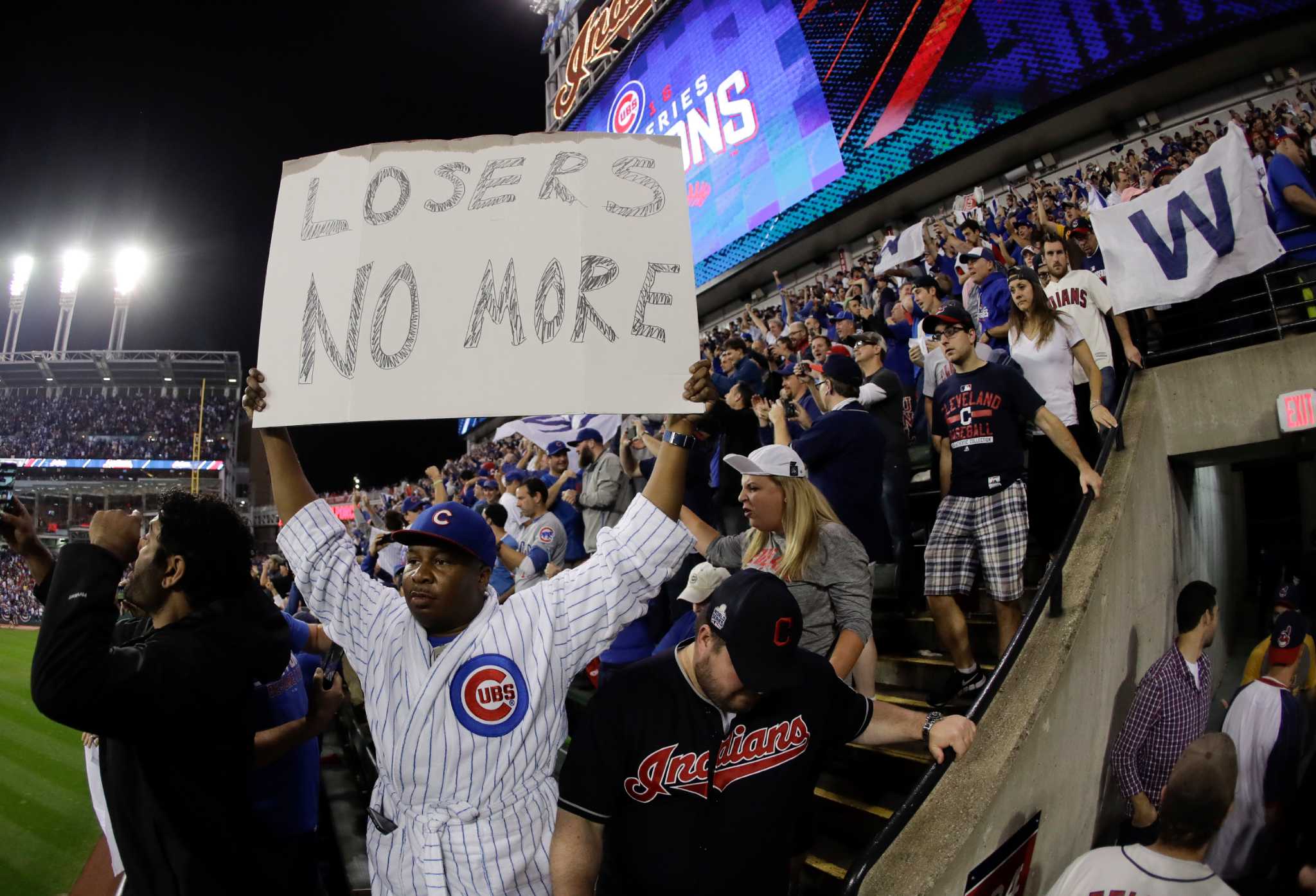 Emotional Cubs fans bask in glory of team's World Series win - CBS