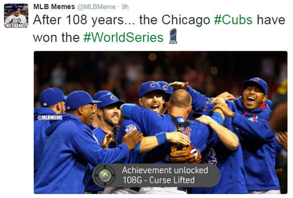 Chicago Cubs World Series memes toast Game 7 win, curse's end