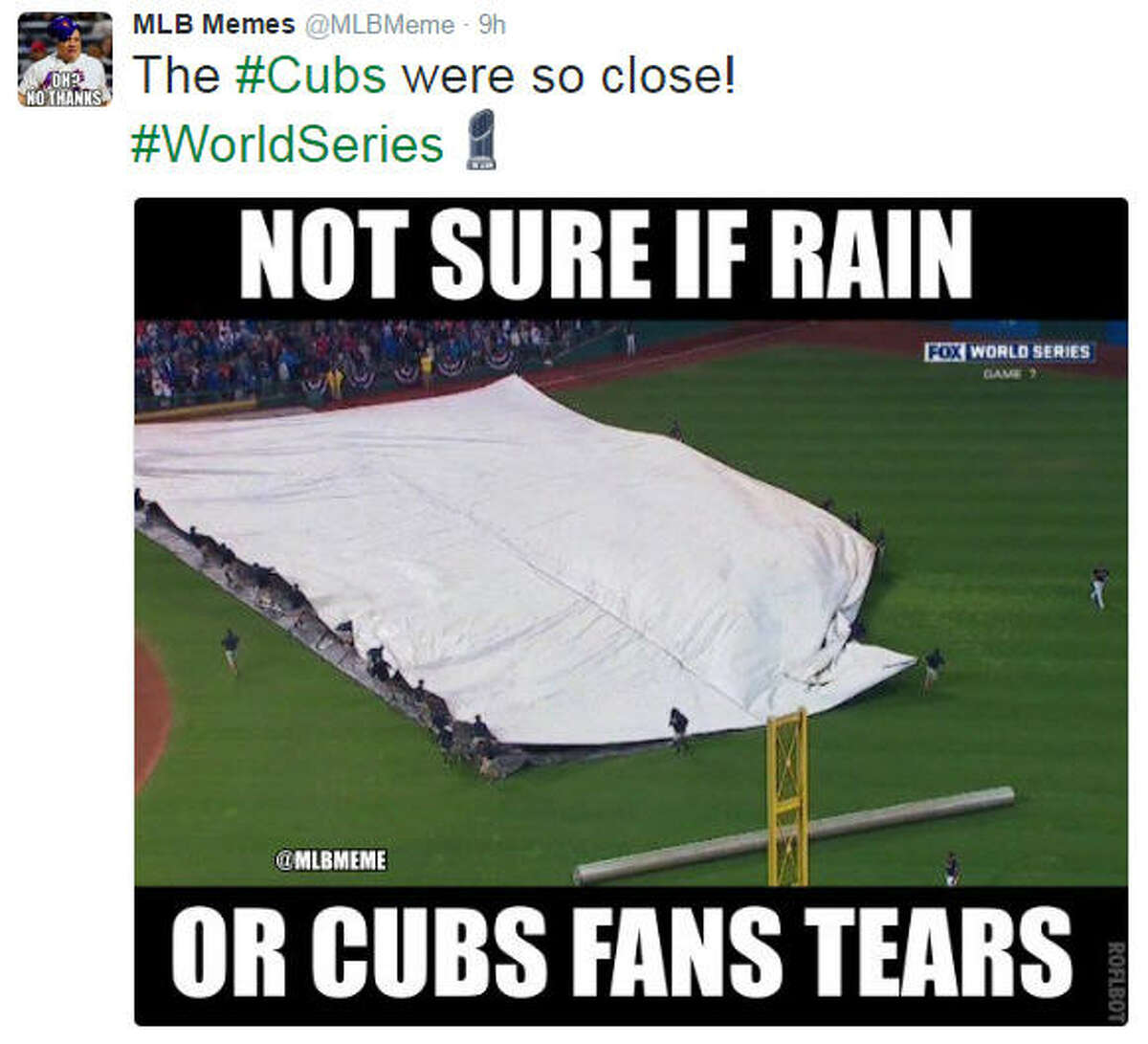 Chicago Cubs World Series memes toast Game 7 win, curse's end