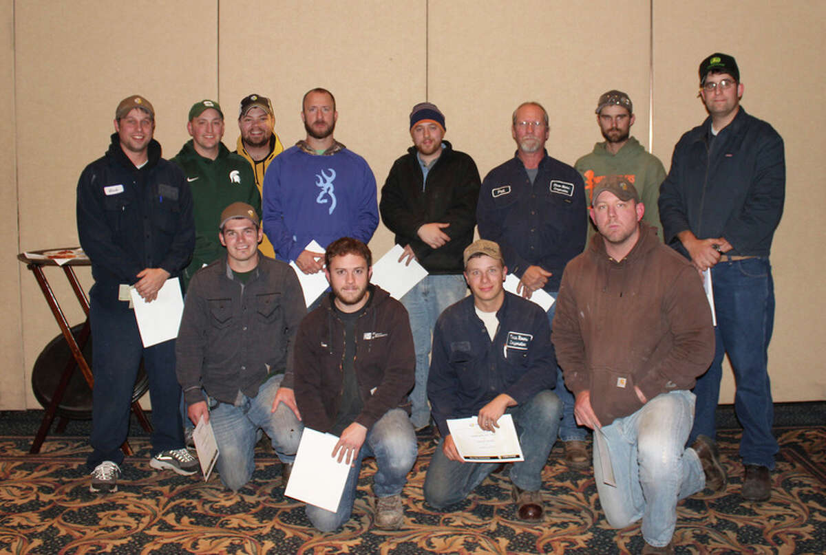 This year's award winners are shown at the Three Rivers semi-annual company meeting.