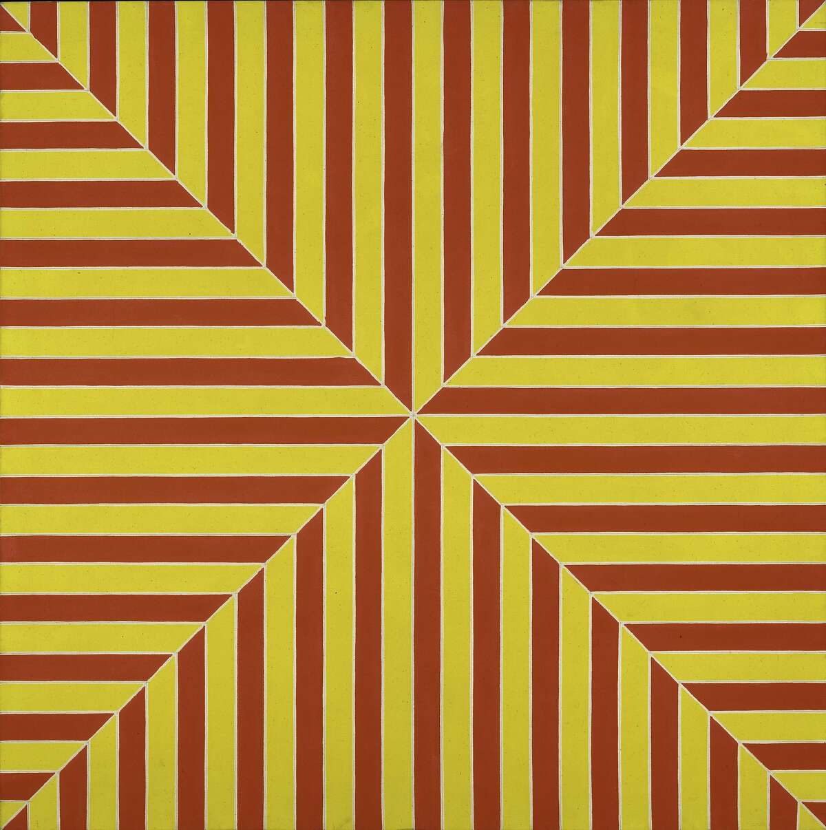 A brisk Frank Stella retrospective at de Young Museum