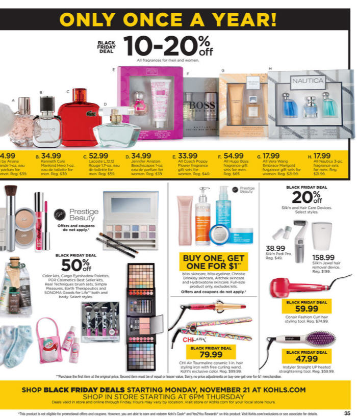 Kohl's Black Friday 2016 Doorbuster ad circular released (see all