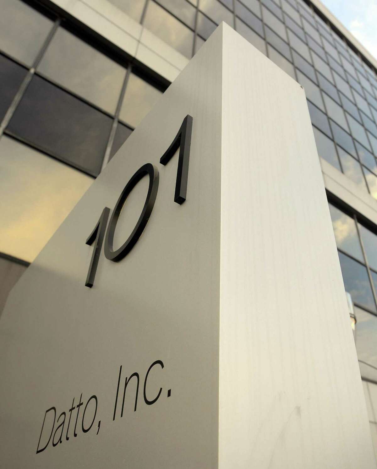 Datto headquarters at 101 Merritt 7 Corporate Park in Norwalk, Conn., where the data backup services firm has ranked among the fastest growing in the state the past several years.
