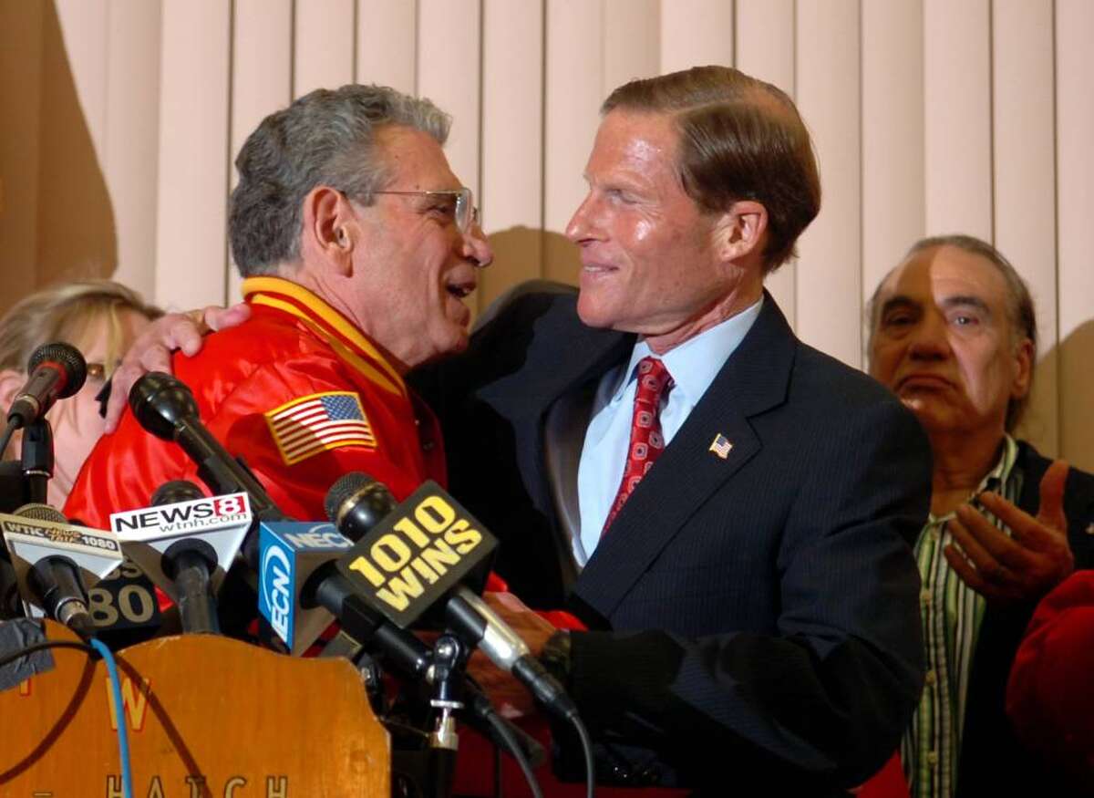 Attorney General Richard Blumenthal says he regrets misstating his