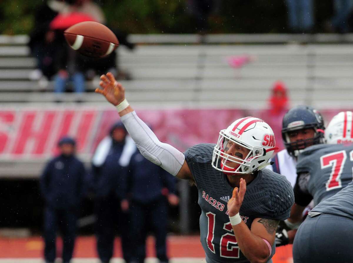 Sacred Heart QB RJ Noel become the Pioneers’ all-time leading passer Saturday, passing Dale Fink. Noel now has 8,869 career passing yards, eclipsing Fink’s mark of 8,803.