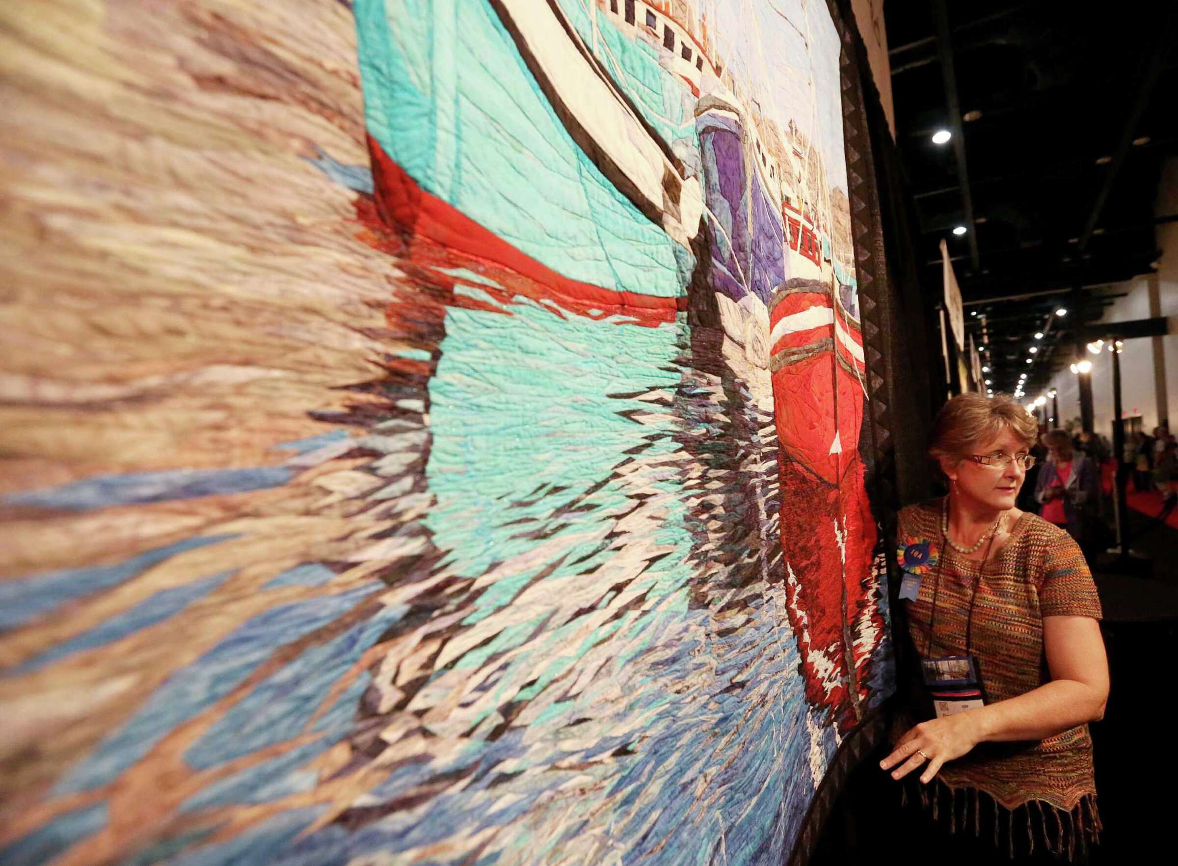 Local champion reigns over world's largest quilt show