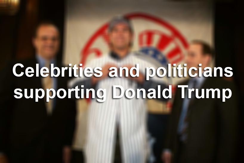 Celebrities And Politicians Supporting Donald Trump