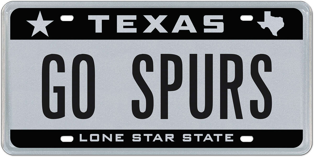 Texas' "Great Plate" online auction by MyPlates.com, is offering residents the opportunity to bid on 50 custom messages including a "GO SPURS" plate until Nov. 30, 2016.