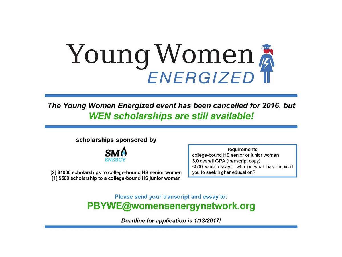 Women’s Energy Network chapter to present scholarships