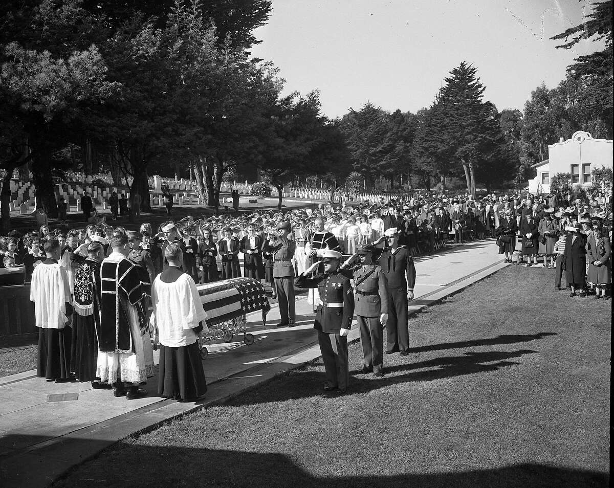 Armistice Day at the Presidio of San Francisco, 1947 Envelope stamped 12/09/1947