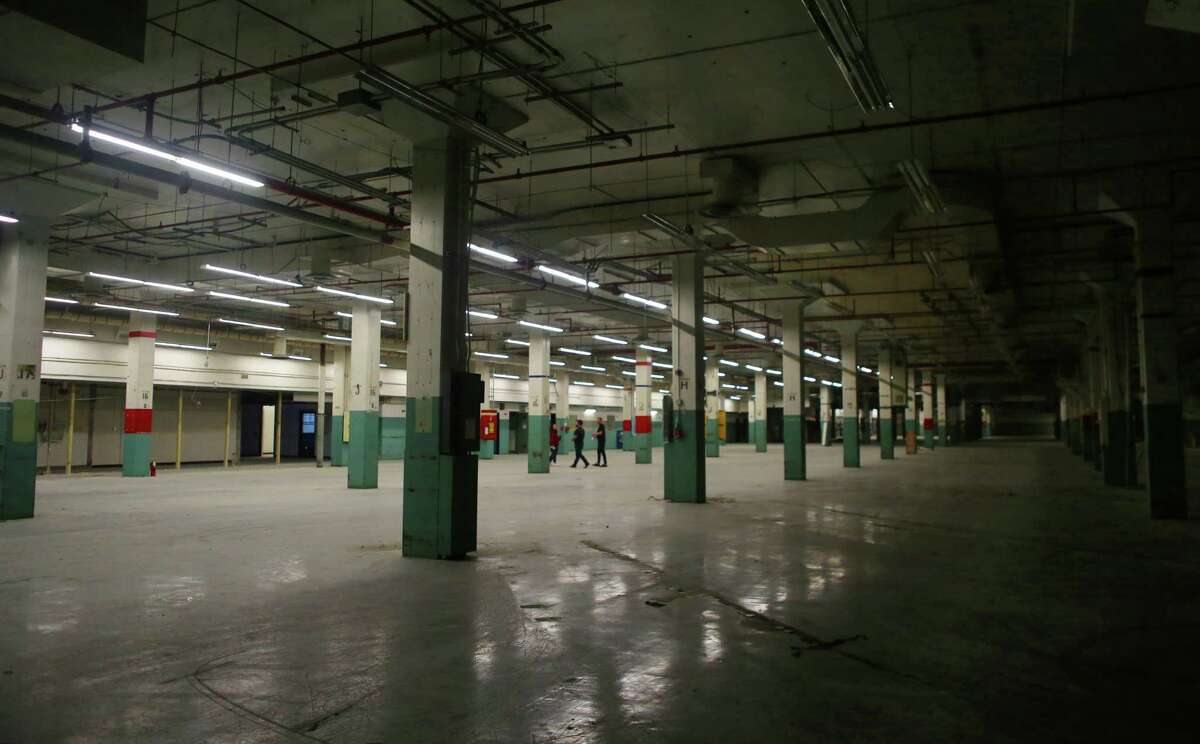 Take a peek inside the old Barbara Jordan Post Office building before