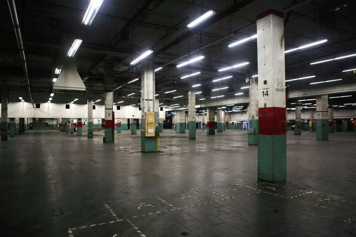 Take a peek inside the old Barbara Jordan Post Office building before