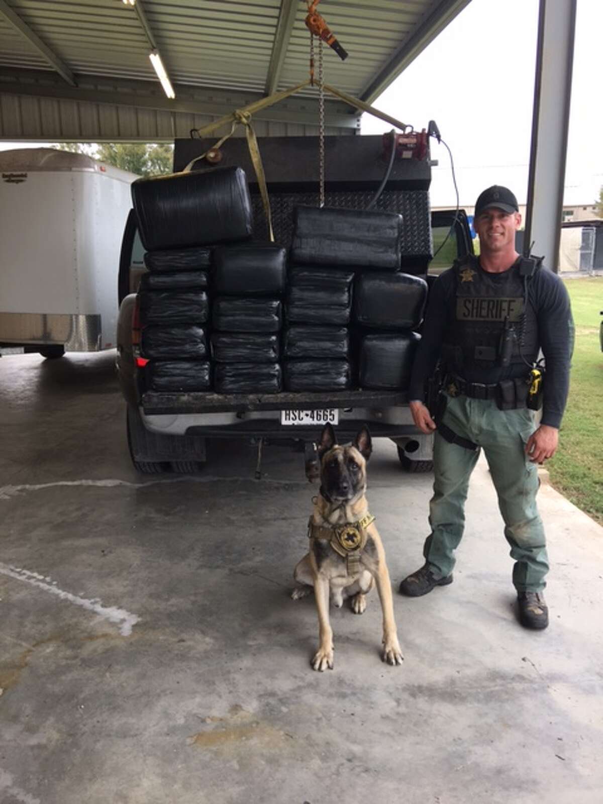 More than 400 pounds of marijuana, with an estimated worth of $234,000, was pulled from a pickup truck's auxiliary fuel tank by the Fayette County Sheriffs Office on Nov. 4, 2016, according to a news release.