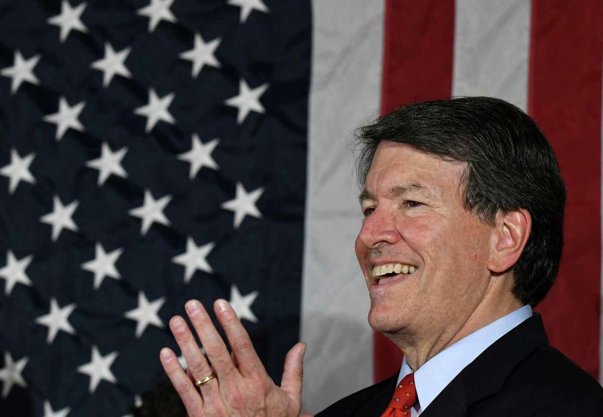 John Faso declares victory New York's 19th Congressional District race on Tuesday, Nov. 8, 2016, in Hudson, N.Y. (Michael P. Farrell/Times Union)