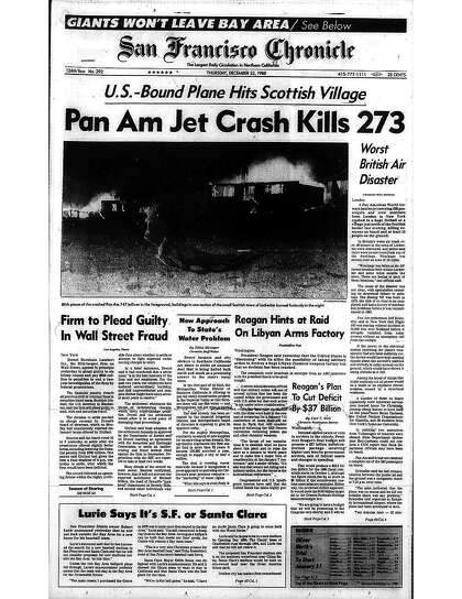 Image result for pan am 103 newspaper images