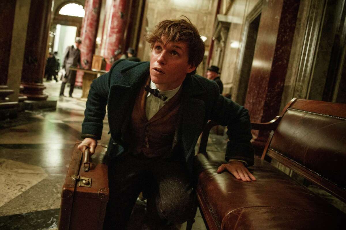 Eddie Redmayne enters the Harry Potter universe, with a suitcase full of beasties in tow, in “Fantastic Beasts and Where to Find Them.”