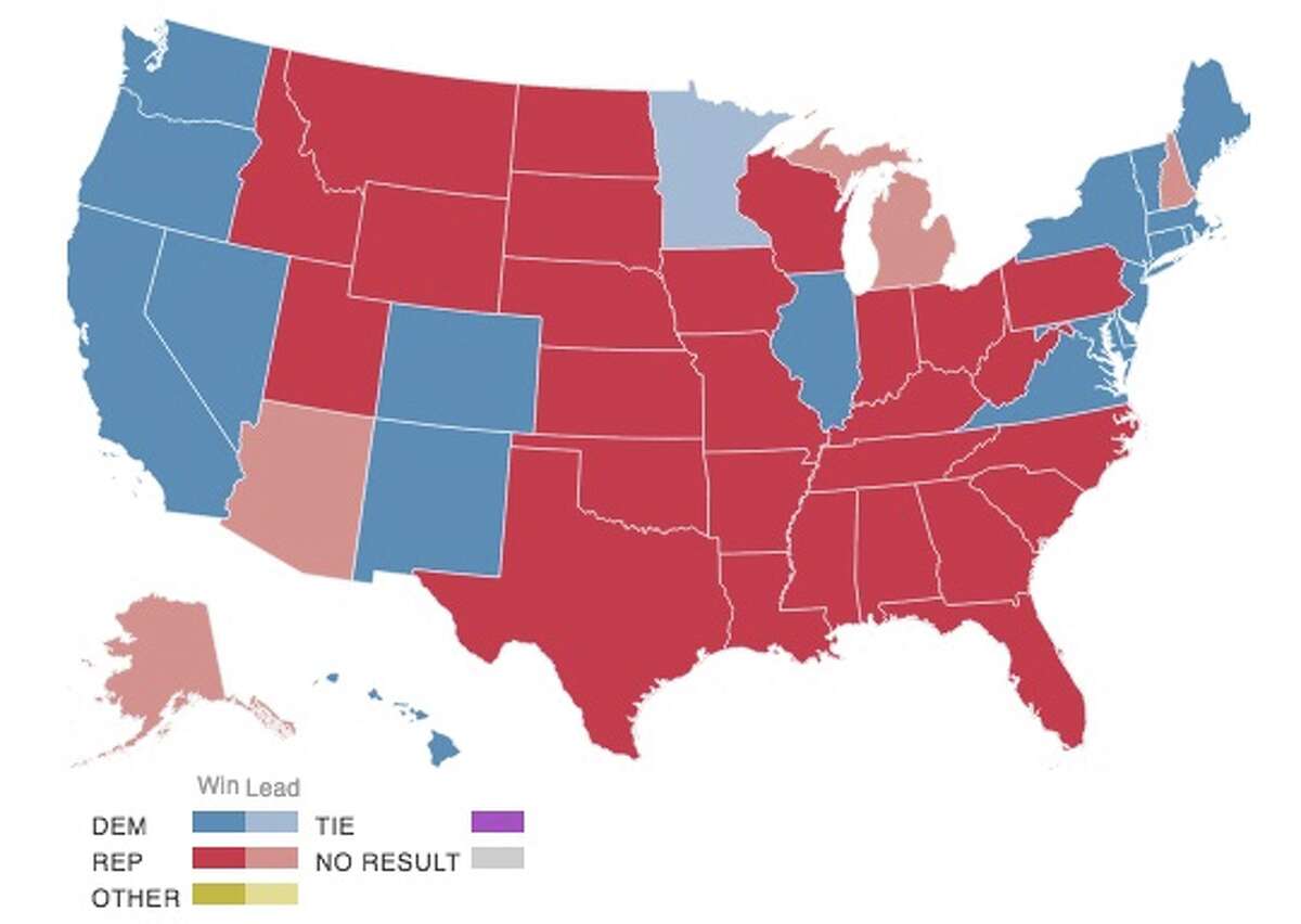 How Bexar County and the states voted for president