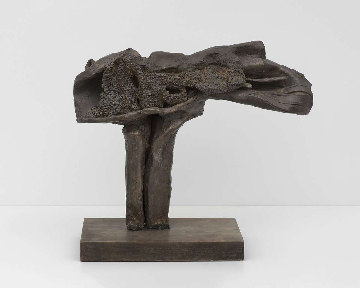 Ruth Horsting, "Turgor" (c. 1963), bronze, 18 x 24 1/2 x 8 1/2 inches