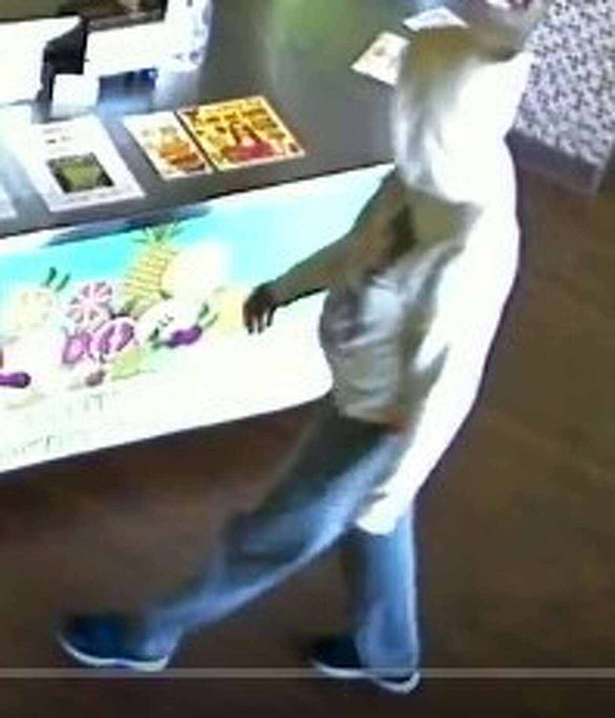 Police are looking for this suspect, who allegedly robbed a smoothie shop and assaulted an employee on Oct. 11, 2016 in the 5200 block of De Zavala Road.
