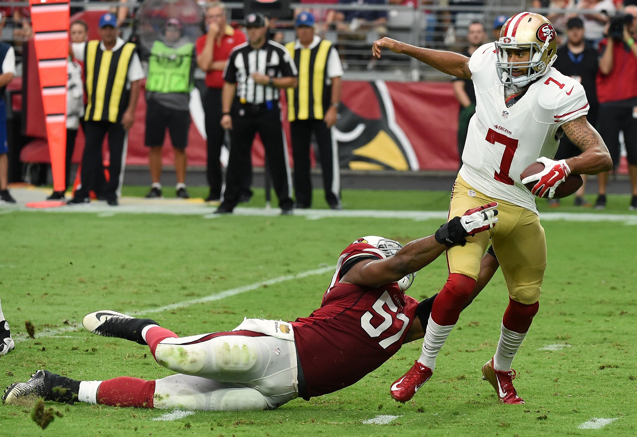 Colin Kaepernick redeems himself as 49ers beat Saints in OT