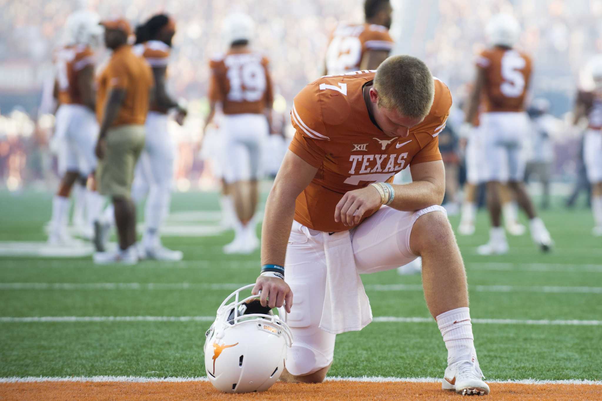 Texas' Shane Buechele remains calm, cool and collected