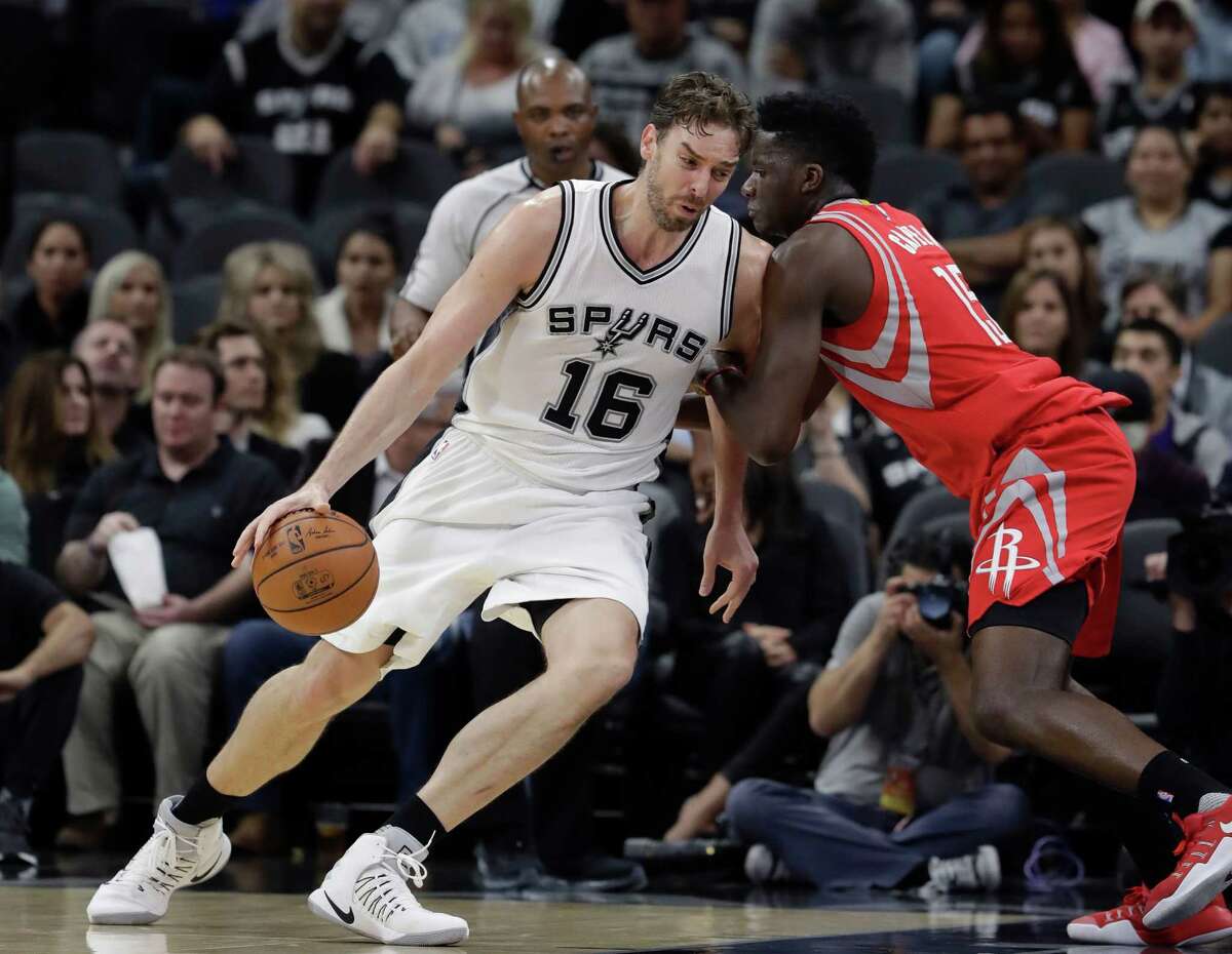 ROCKETS-SPURS MATCHUP CENTER It is not entirely clear who will be the starting center for the Spurs with David Lee getting the call against Memphis. In that lineup, it is not clear whether to call Lee or Aldridge the center. Dewayne Dedmon was the starter against the Rockets during the regular season and Popovich is more willing to change some starters in the postseason than others. Clint Capela struggled against the size of the Thunder, but bounced back well in Game 5, showing the activity and energy crucial to his game. He averaged 12 points and 7.7 rebounds against the Spurs in the regular season and could benefit from the experience of going against the Thunder muscle Edge: Rockets. Capela will be happy not to see Steven Adams for a while. The Spurs will not give up anything easy on lobs, but he could be in a position to catch and finish inside. 