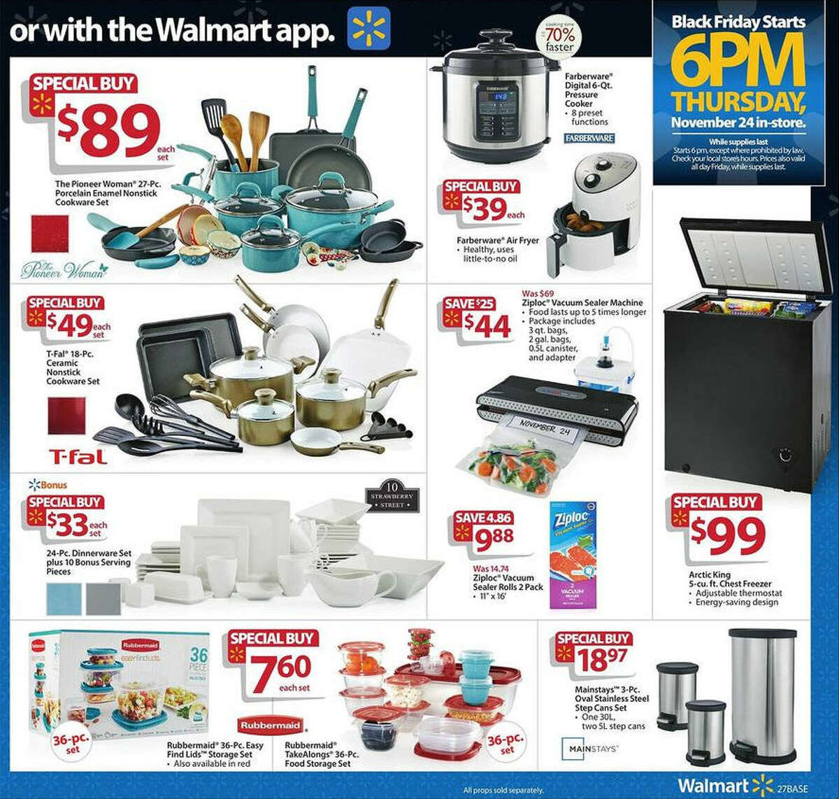 Walmart's Black Friday 2016 Doorbuster ad circular released