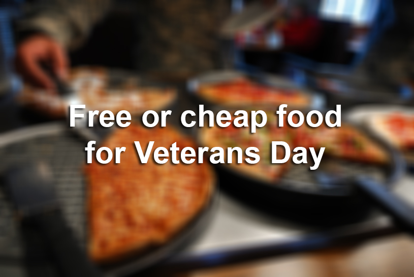 San Antonio restaurants offering free, discounted Veterans Day meals