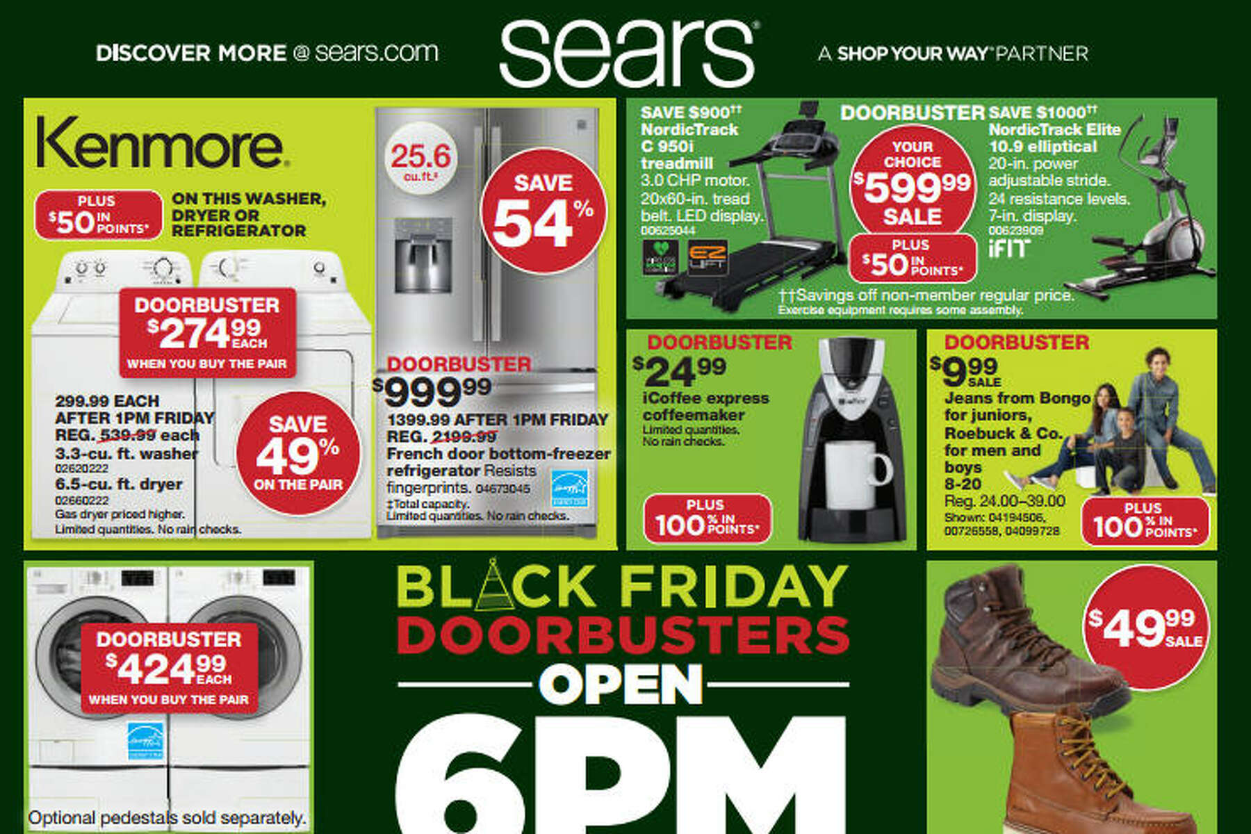 sears black friday refrigerator
