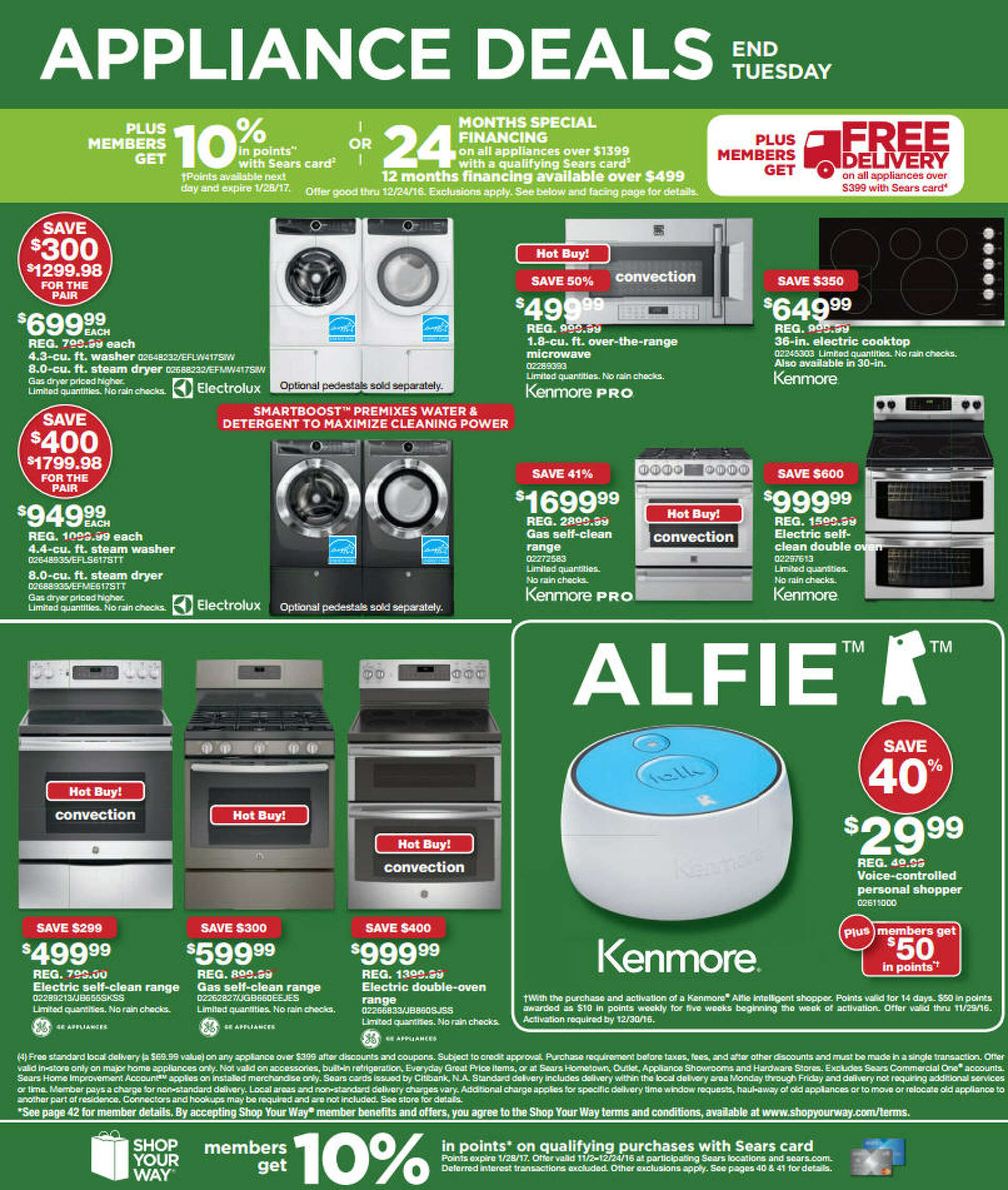 Sears Black Friday 2016 Doorbuster ad circular released see all 48 pages