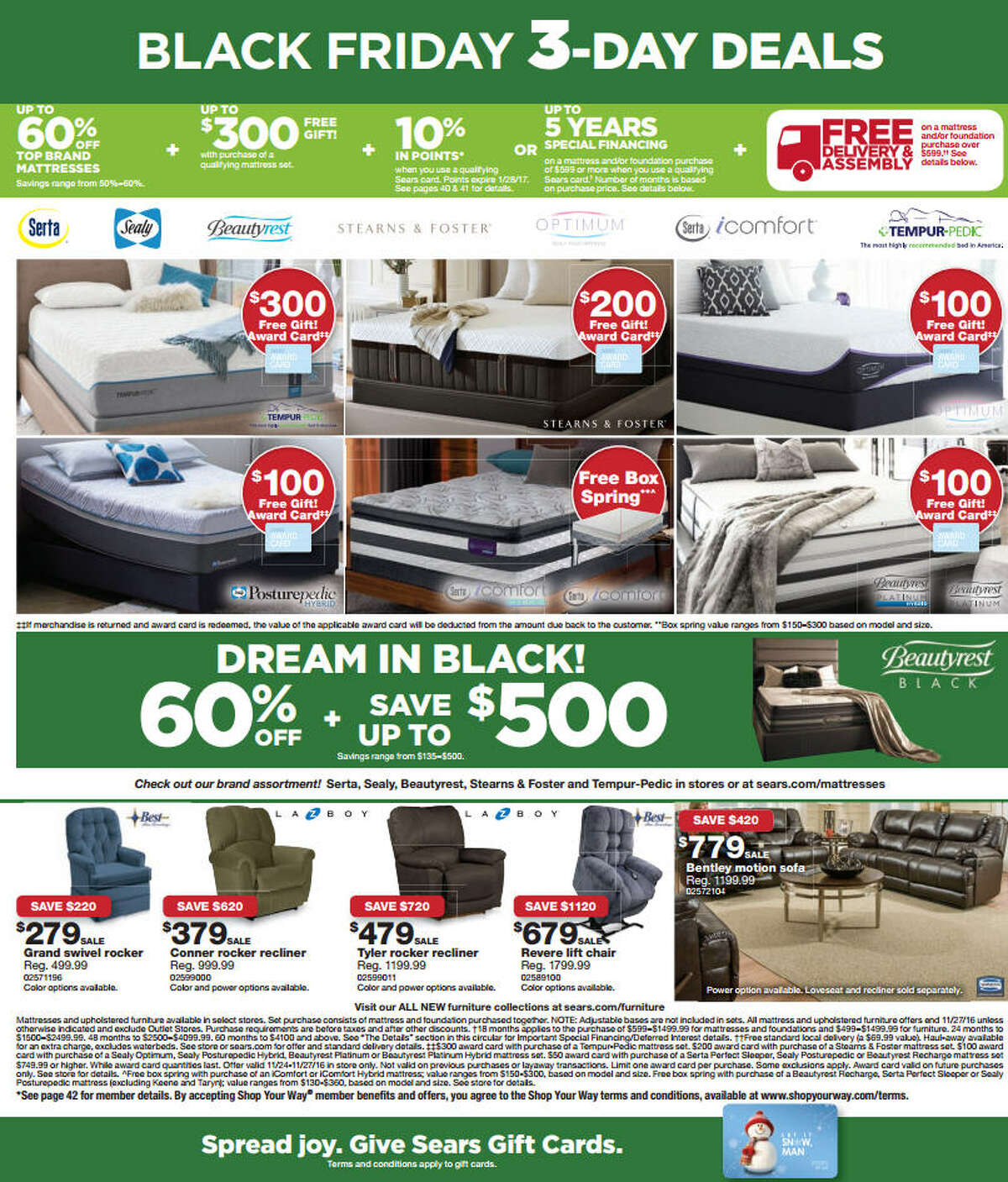 Sears Black Friday 2016 Doorbuster ad circular released (see all 48 pages)