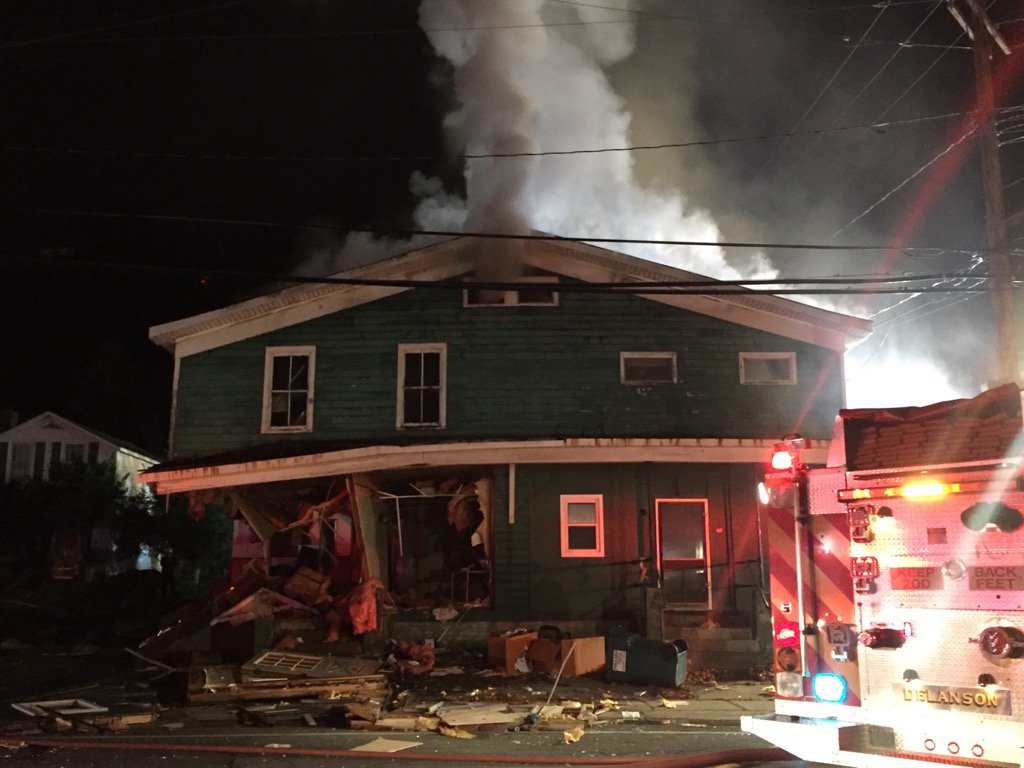 Officials Faulty furnace work likely cause of Delanson house explosion