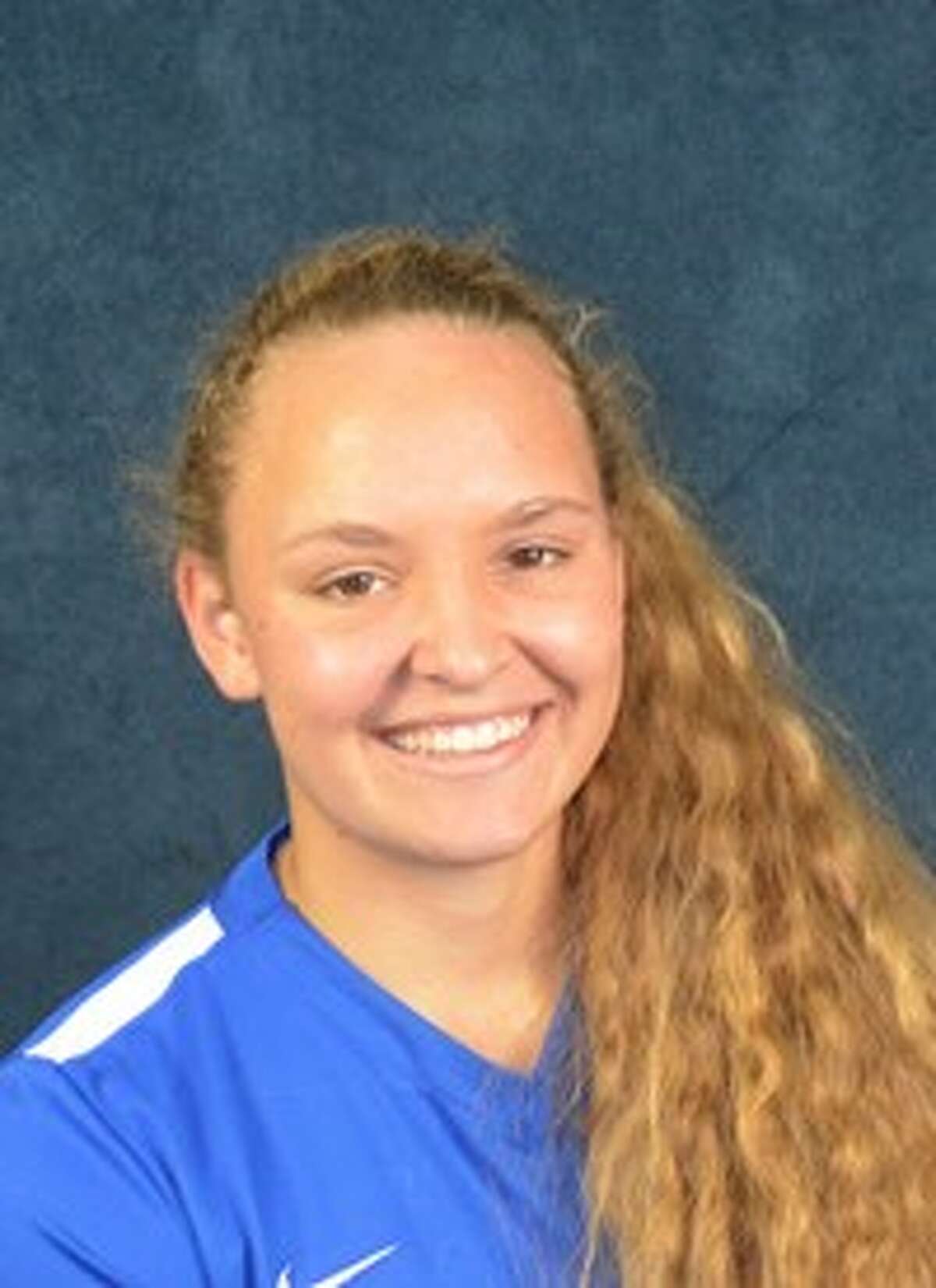 LaTourneau womens soccer player Rebekah Stevenson. Conroe High School graduate 2016.