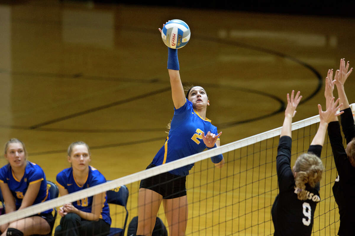 Repeat performance Midland High volleyball rallies yet again, wins