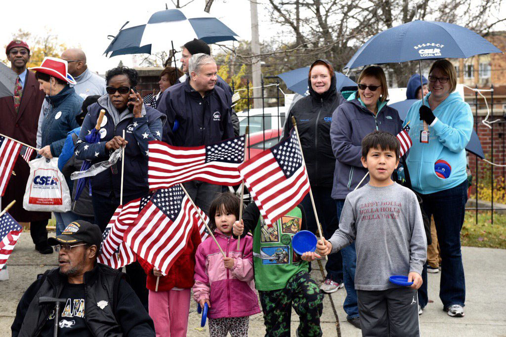 Parade, USS Slater ceremony celebrate Veterans Day