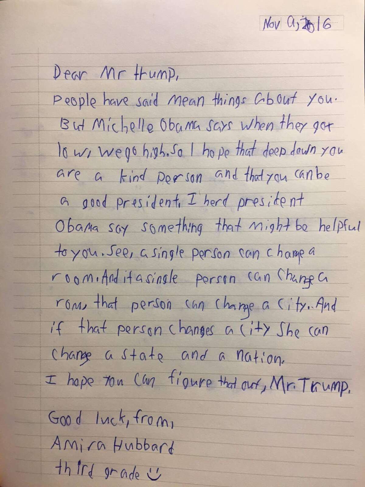 Read a California student's letter to Donald Trump