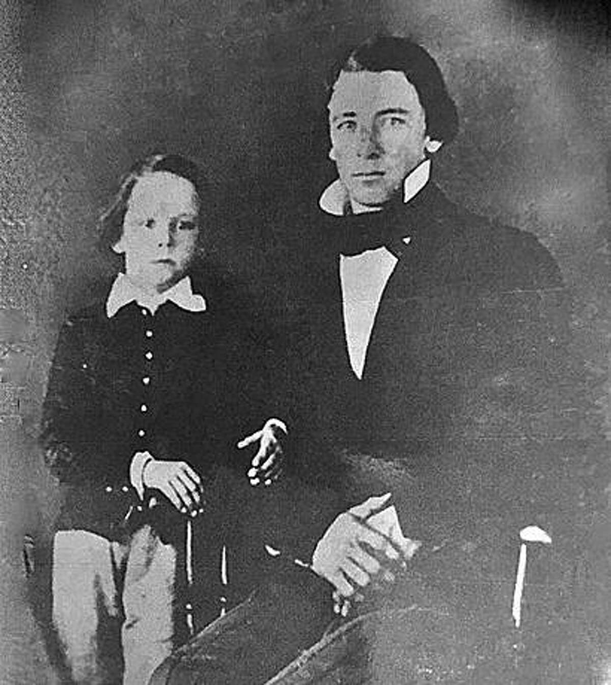 This photograph of John M. and Antonio Smith was processed by Fox Photo, which grew from a single storefront to a nationwide powerhouse in photo processing.