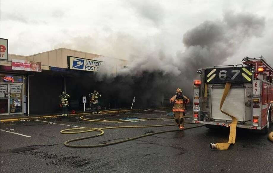 Police 3alarm Kent fire set by Dollar Tree customer