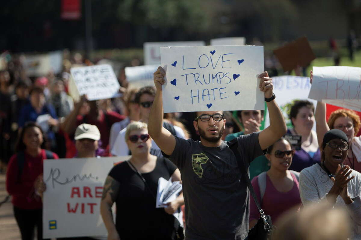 Students protesters see Trump's election, views as dangerous to nation