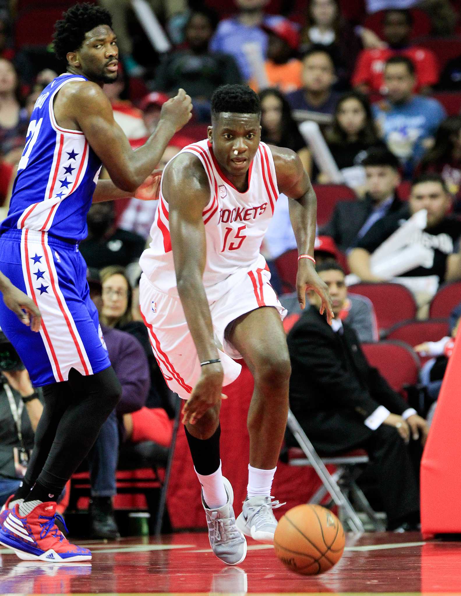 Rockets report: Rookie Capela gets lesson from Olajuwon
